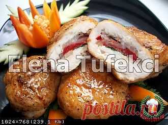 «Куриные медальоны по-женевски» (МК от Елены)