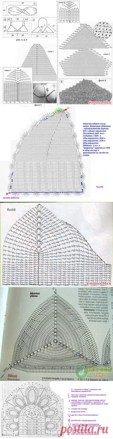 Особенности вязания лифов крючком.