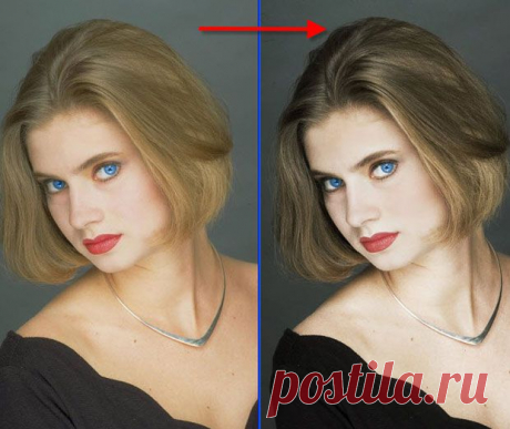 Стильная обработка портрета в фотошопе