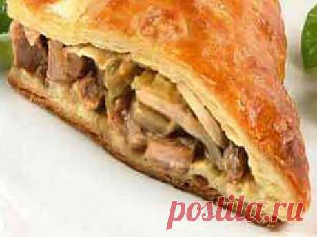 Слойки с начинкой из мяса по-гречески - рецепт с фото