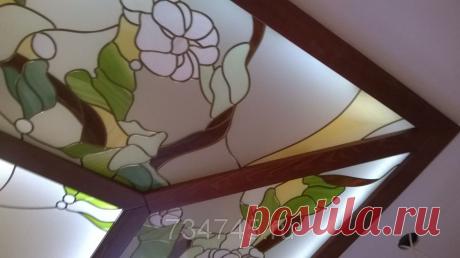 Витражный потолок, цена 9 300 руб./кв.м, купить в Иркутске — Tiu.ru (ID#49750855)