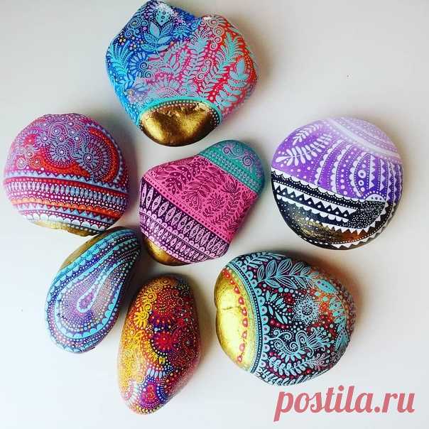 Расписные камни от minahpaulines_steine