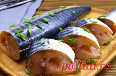 Малосольная деликатесная скумбрия
