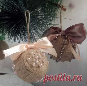 Красивые Новогодние игрушки своими руками — Делаем Руками