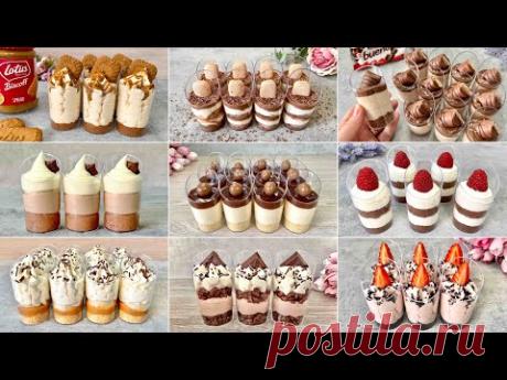 9 быстрых и простых рецептов десертов шотов без выпечки. Легкие и вкусные мини-десерты в стаканчиках