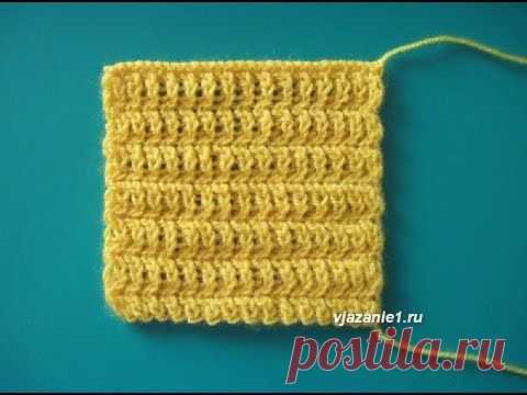 Узор. Резинка спицами | О вязании