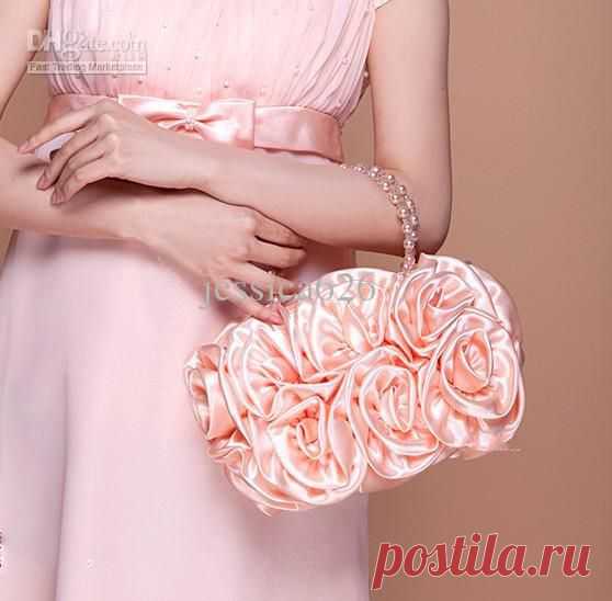 Как сшить вечернюю сумку "Роза" - Рукоделие