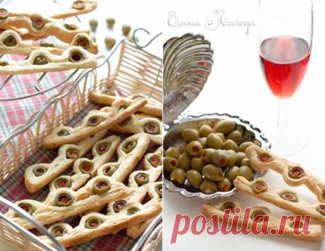 Палочки с оливками – кулинарный рецепт