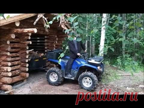 Необычный дровник своими руками.