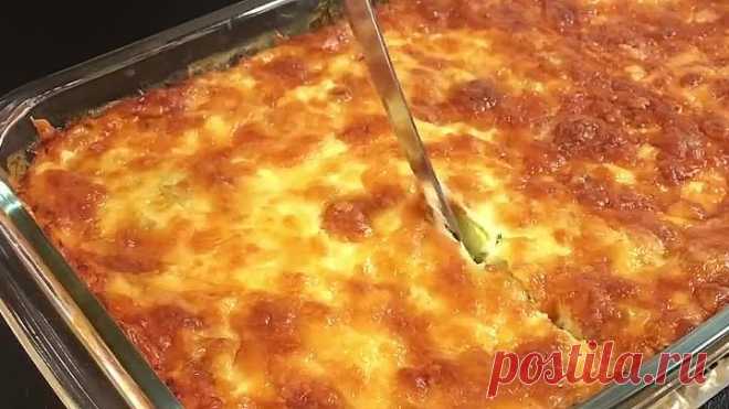 Кабачки запеченные под сыром
