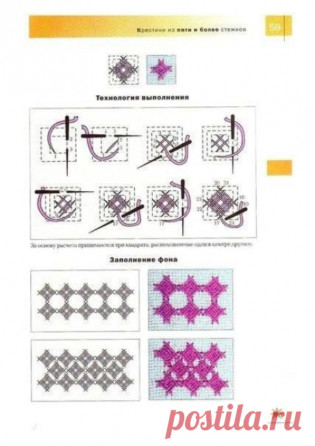 Интересные стежки для вышивания — DIYIdeas