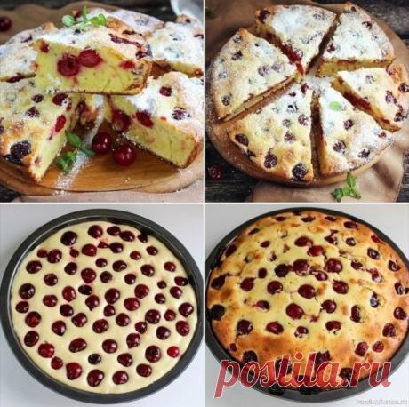 Вишневый пирог на сметане — вкусный и простой рецепт Готовим изумительно вкусный вишневый пирог к чаю!🥮🍪🥟🍒🍮Пирог воздушный и ароматный, с сочным мякишем и аппетитной корочкой.Для приготовления можно использовать как свежие, так и замороженные ягоды (предварительно разморозить и слить весь сок). Сметану можно взять любой жирности, в данном...