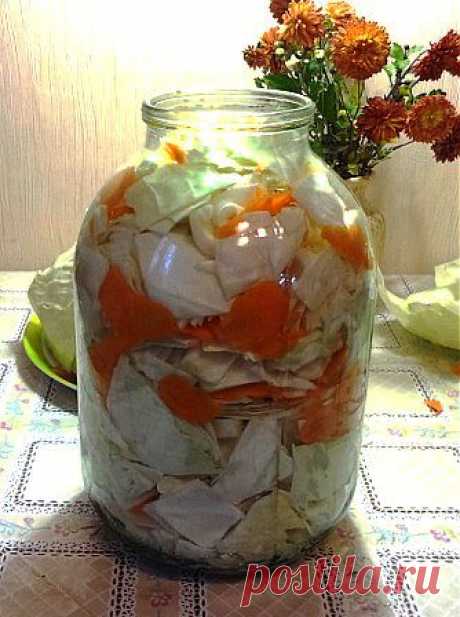 РЕЦЕПТЫ ОТ ТАТЬЯНЫ - беленькая, сладенькая, вкусненькая, хрустящая капуста.