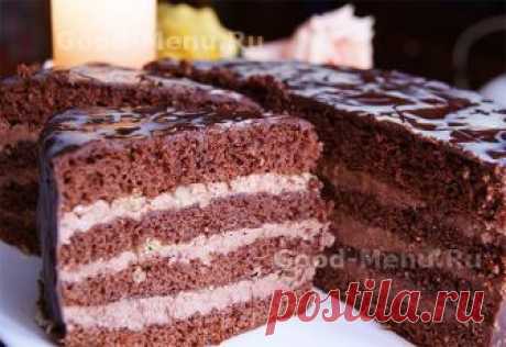 ТОРТ ПРАГА (торт Пражский) - рецепт с пошаговыми фото от Good-Menu.Ru