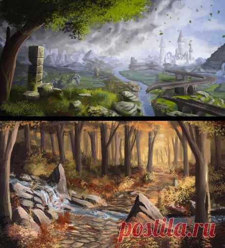 landscapes #3 by Sylar113 on DeviantArt