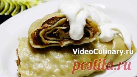 Ханум, Паровой рулет с мясом - Рецепт Бабушки Эммы с фото и видео