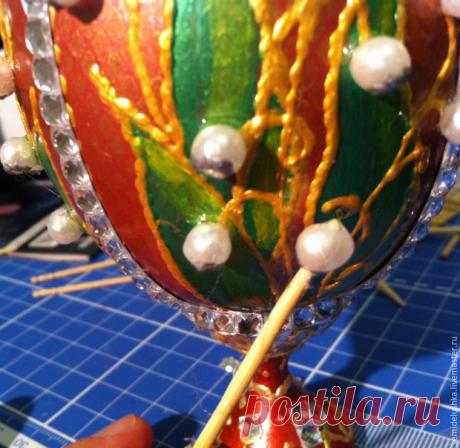 «Почему бы не Фаберже? или Пасхальный подарок для мамы» - Ярмарка Мастеров - ручная работа, handmade