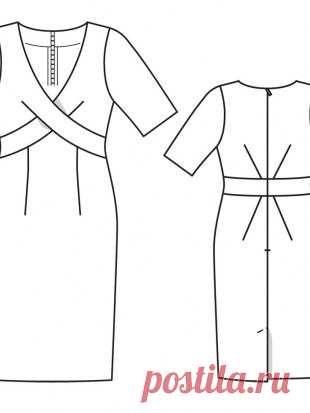 Платье

!!! Размеры европейские!!!!! 
Какой мужчина устоит перед такой красотой! Платье приталенного силуэта, с V-образным вырезом подчеркивает стройность фигуры. Цельнокроеные с лифом переда части втачного пояса создают иллюзию запаха и акцентируют грудь. Шлица в заднем среднем шве юбки обеспечивает необходимую свободу при ходьбе. 
Вам потребуется: Жаккардовая ткань, растягивающаяся в поперечном направлении, 1,70–1,70–1,70–1,75–1,75 м шириной 140 см; флизелин G 785; 1 пот...