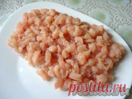 Колбаска куриная с овощами - 7 пошаговых фото в рецепте