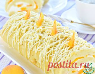 Рулет с абрикосами – кулинарный рецепт