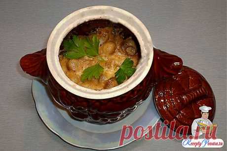 Грибы со сметаной в горшочке | Ваши любимые рецепты