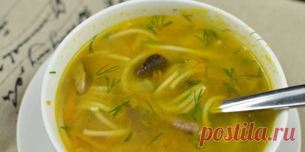 10 вкусных супов из свежих и сушёных белых грибов