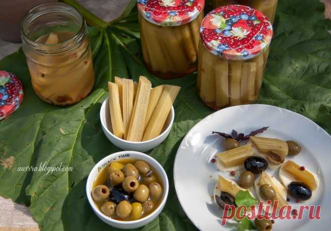 Маринованный ревень