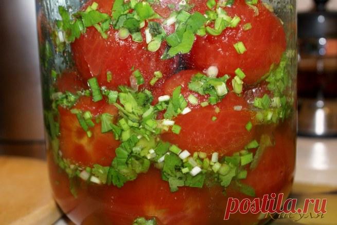 Помидоры маринованные в стиле «Ню» Помидоры маринованные в стиле «Ню» Помидоры маринованные холодным способом…Это очень вкусно! Помидоры остаются свежими, крепенькими, но при этом