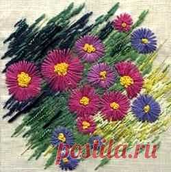 Sew Inspiring : Flowers - Embroidery Kits, Crewel Work Embroidery Kits