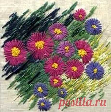 Sew Inspiring : Flowers - Embroidery Kits, Crewel Work Embroidery Kits