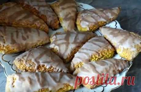 Тыквенные сконы с глаурью