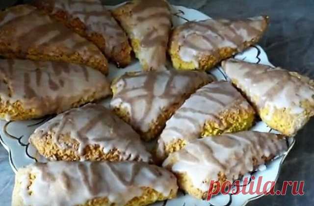 Тыквенные сконы с глаурью
