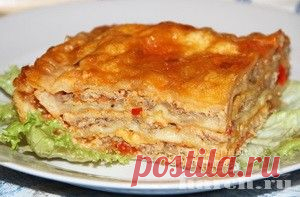 Лазанья в лаваше - Простые рецепты Овкусе.ру