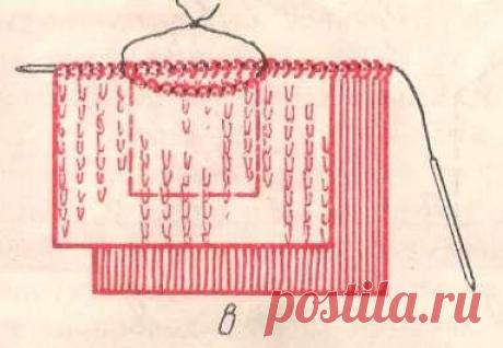 Как вязать карманы?