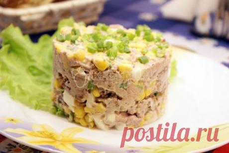 Салат из печени трески с гренками – Рецепт с фото. Рецепты. Салаты. Салаты с рыбой и морепродуктами