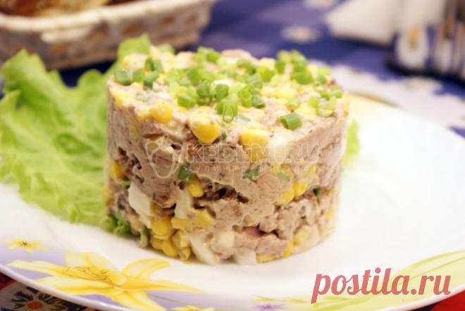 Салат из печени трески с гренками – Рецепт с фото. Рецепты. Салаты. Салаты с рыбой и морепродуктами