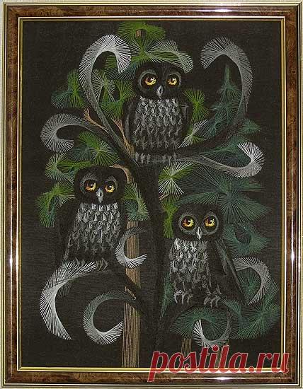 Схемы хордовой вышивки