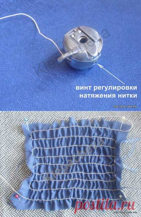 Как шить ниткой-резинкой. МК