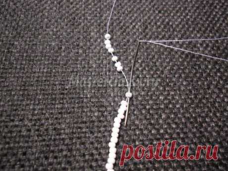 Белоснежные каллы из бисера. Мастер класс с пошаговыми фото. Часть 1