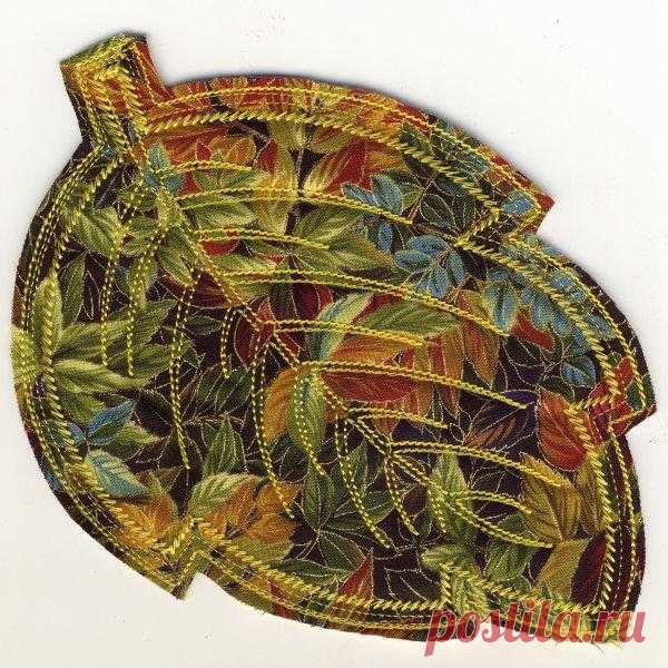 Frayed Leaf Mug Rugs - Elsas Designs | OregonPatchWorks