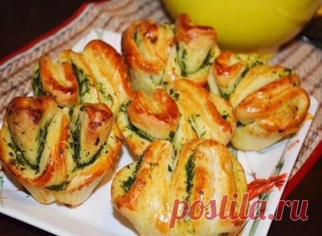 Ароматная вкуснятина с чесноком и зеленью за 25 минут