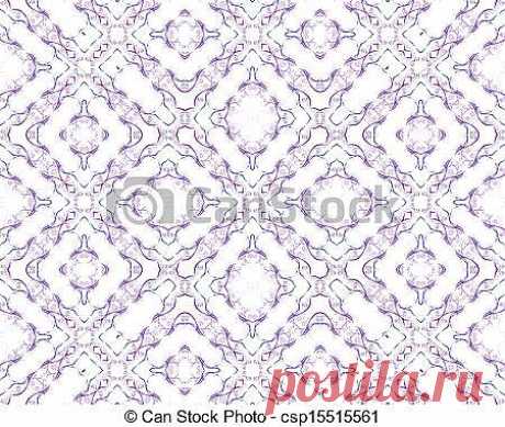Stock Illustration of Patterned seamless wallpaper - Digital computer graphic csp15515561 -  Search Clip Art, Drawings, Illustrations, and Vector EPS Graphics Images