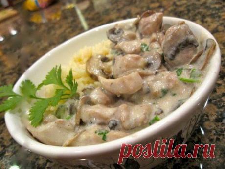 Грибной соус по-французски.