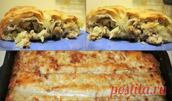 Ленивый бёрек - турецкая кухня  







Ленивый бёрек (турецкая кухня)-упаковка тонкого лаваша(армянского)Начинка 1-0,5кг мясного фарша-2-3 большие картошки-1 большая луковица-черный молотый перец,соль по вкусу-зелень по желанию,я …