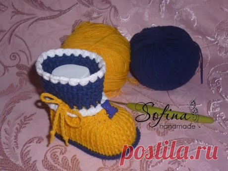 Мастер - класс по вязанию основы для пинеток сапожек и ботиночек