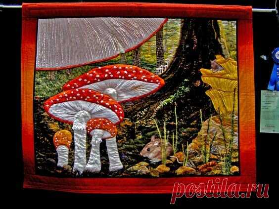 По грибы! Удивительно красивая подборка идей с самыми-разными лоскутными грибами | Я люблю пэчворк | Яндекс Дзен