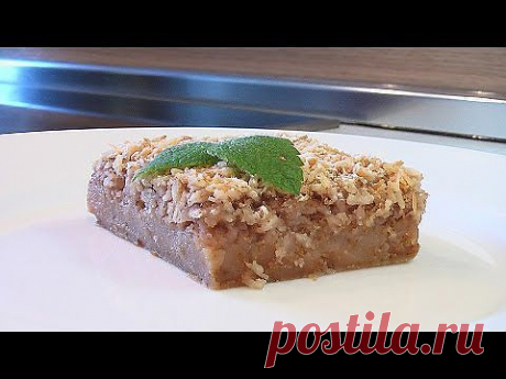 Пирог с кокосовыми и грецкими орехами видео рецепт - YouTube