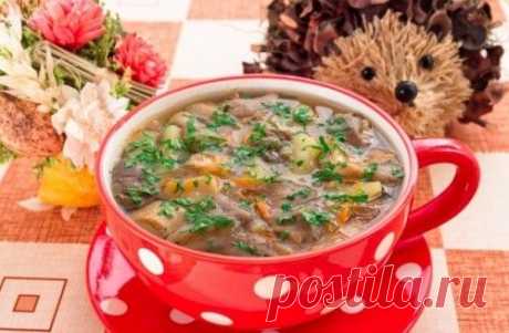Грибной суп – полезно и очень вкусно