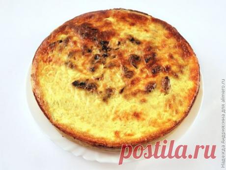 Заливной пирог с капустой и черносливом / Рецепты с фото