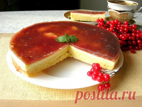 ПИРОГ С КАЛИНОЙ  Просто Тает во Рту! - Хотите испечь вкусный и очень нежный пирог с одной из самых полезных ягод – калиной? Тогда этот рецепт для Вас! Пирог получается очень нежным и просто тает во рту. Это именно тот пирог, в который можно влюбиться с первого кусочка.